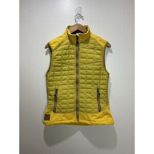 Little Donkey Andy Vest Women’s XS Yellow Quilted Puffer Outdoor Lightweight